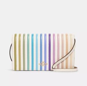 Coach ombre quilted foldover crossbody purse